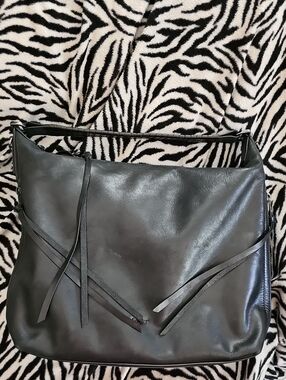 Botkier Large Black Leather Bag